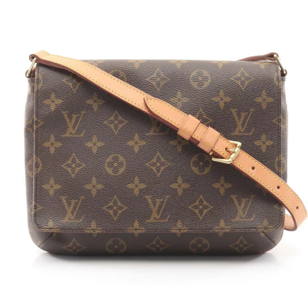 Louis Vuitton Canvas Bag Short Leather Strap Musette Shoulder Tango Monogram - Picture 2 of 8